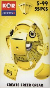 Opakowanie Geomag Kor Pantone 55 elementów żółty