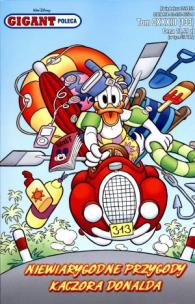 Okładka książki Gigant nr 8/11 Niewiarygodne przygody Kaczora Donalda