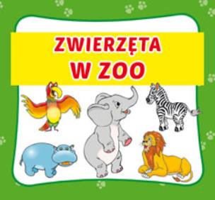 Okładka książki Harmonijka mała. Zwierzęta w ZOO w.2015