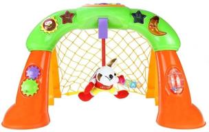 Opakowanie Interaktywna bramka z misiem + piłka zielona