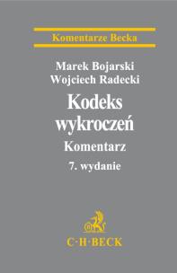 Okładka książki Kodeks wykroczeń Komentarz