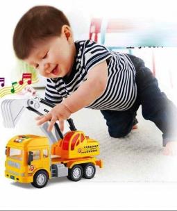 Opakowanie Koparka 32x11x18cm z ruchomą łychą z dźwiękami