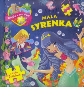 Okładka książki Książka z puzzlami. Mała Syrenka