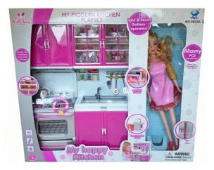 Opakowanie Kuchnia dla lalki ze światłem i dźwiękiem + lalka