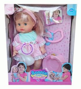 Opakowanie Lalka bobas Bonnie 30cm z akcesoriami różowa sukienka
