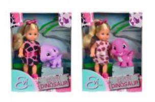 Opakowanie Lalka Evi z dinozaurem różowym
