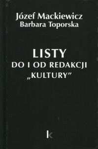 Okładka książki Listy do i od redakcji Kultury Tom 21