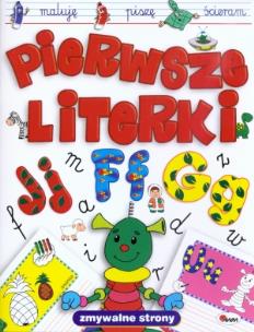 Okładka książki Maluję Piszę Ścieram - Pierwsze literki