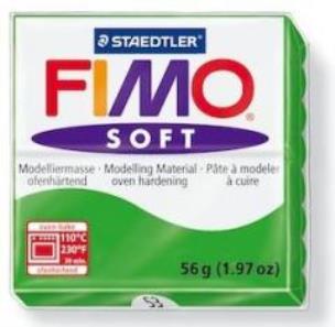 Opakowanie Masa Fimo Soft 56g 53 zielony