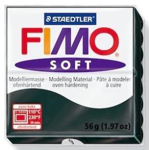 Opakowanie Masa Fimo Soft 56g 9 czarny