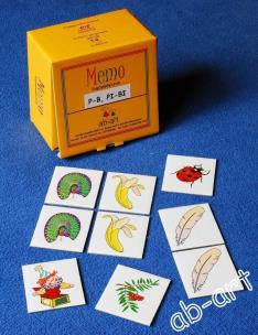 Opakowanie Memo logopedyczne obrazkowe p-b, pi-bi