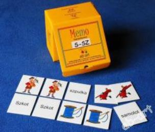 Opakowanie Memo logopedyczne wyrazowo-obrazkowe s-sz