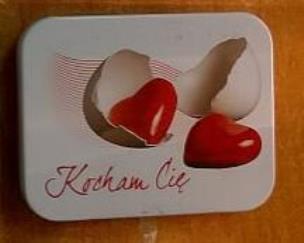 Opakowanie Miętówki. Kocham Cię