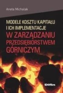 Okładka książki Modele kosztu kapitału i ich implementacje