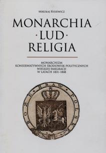 Okładka książki Monarchia lud religia