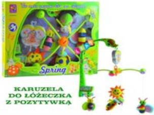 Opakowanie Muzyczna karuzela do łóżeczka z pozytywką Spring