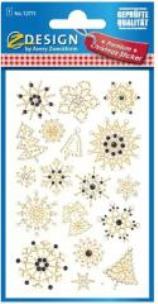 Okładka książki Naklejki świąteczne choinki