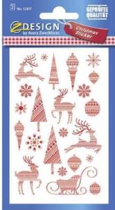 Okładka książki Naklejki świąteczne wzory