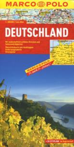 Okładka książki Niemcy Mapa drogowa 1:800 000 Marco Polo