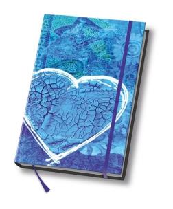 Opakowanie Notes A5 Art book 80 kartek w linie Serce