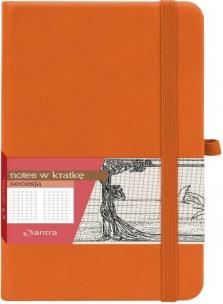 Opakowanie Notes Kratka A7 Secesja Pomarańczowy ANTRA