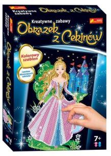 Opakowanie Obrazek z Cekinów. Królewna