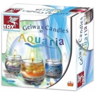 Okładka książki Ozdobne świeczki w żelu TOY CRAFT