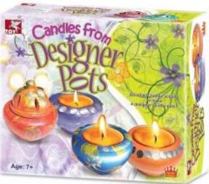 Okładka książki Ozdobne świeczki z przykrywkami TOY KRAFT