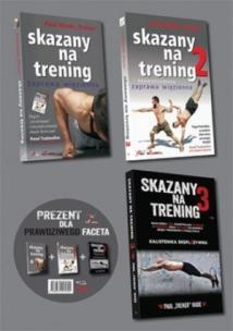 Pakiet Skazany na trening 1-3. Autor: Paul Wade. Multiszop.pl Okładka książki Pakiet Skazany na trening 1-3