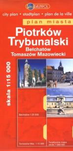 Okładka książki Plan Miasta- Piotrków Trybunalski -BR- DAUNPOL