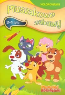 Okładka książki Pluszaki Rozrabiaki. Pluszakowe zabawy