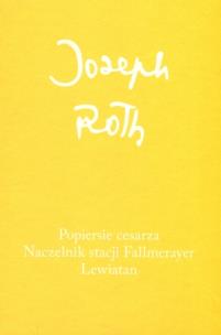 Okładka książki Popiersie cesarza Naczelnik stacji Fallmerayer. Lewiatan
