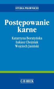 Okładka książki Postępowanie karne