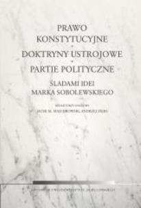 Okładka książki Prawo konstytucyjne, doktryny ustrojowe...