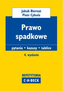 Okładka książki Prawo spadkowe Pytania. Kazusy. Tablice