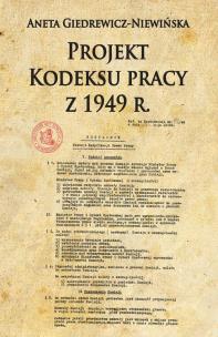 Okładka książki Projekt Kodeksu pracy z 1949 r.