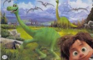 Okładka książki Puzzle 100 Maxi Dobry Dinozaur