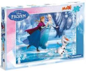 Okładka książki Puzzle 100 Maxi Kraina Lodu