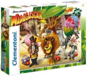 Opakowanie Puzzle 104 Maxi Madagascar 2