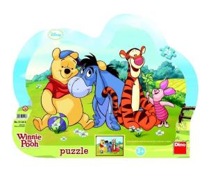 Okładka książki Puzzle 25 Kubuś Puchatek i Przyjaciele DINO