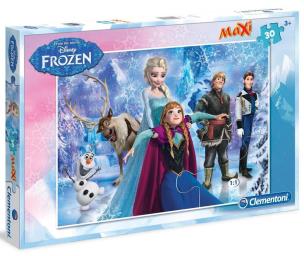 Okładka książki Puzzle 30 Maxi Kraina Lodu