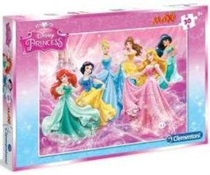 Okładka książki Puzzle 30 Maxi Księżniczki