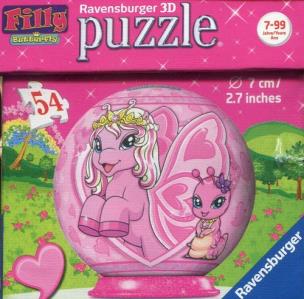 Opakowanie Puzzle 3D Filly Motylek 54 różowy