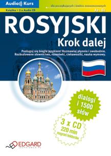 Okładka książki Rosyjski - Krok dalej Audio kurs  EDGARD