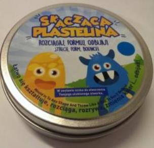 Opakowanie Skacząca Plastelina - Fluorescencyjna zielona