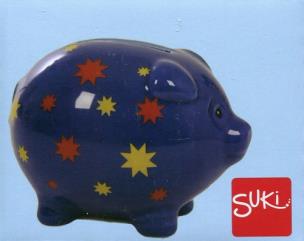 Opakowanie Skarbonka świnka w gwiazdki