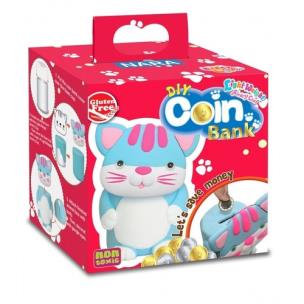 Opakowanie Skarbonka z modeliny Kotek