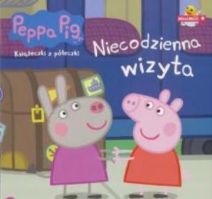 Okładka książki Świnka Peppa. Książeczki z..34 Niecodzienna wizyta