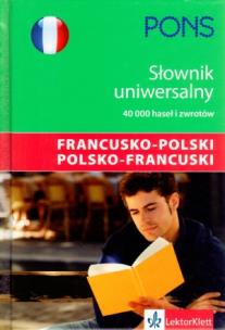 Okładka książki Uniwersalny słownik franc-pol-franc PONS
