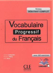 Opakowanie Vocabulaire progressif du francais  Niveau debutant complet Książka +CD